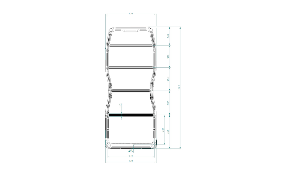 Backrack+ Fiat Wheel Holder light chassis